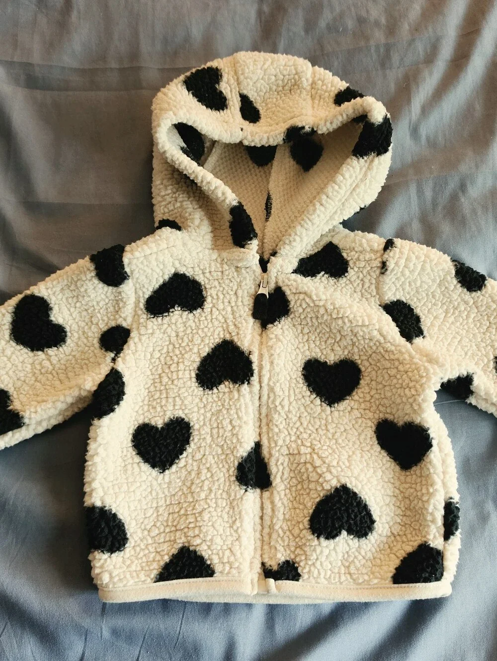 Baby Girl Jacket Hoodie Outter Winter Wear (Bundle of 3) Size 3 Months 6 Months